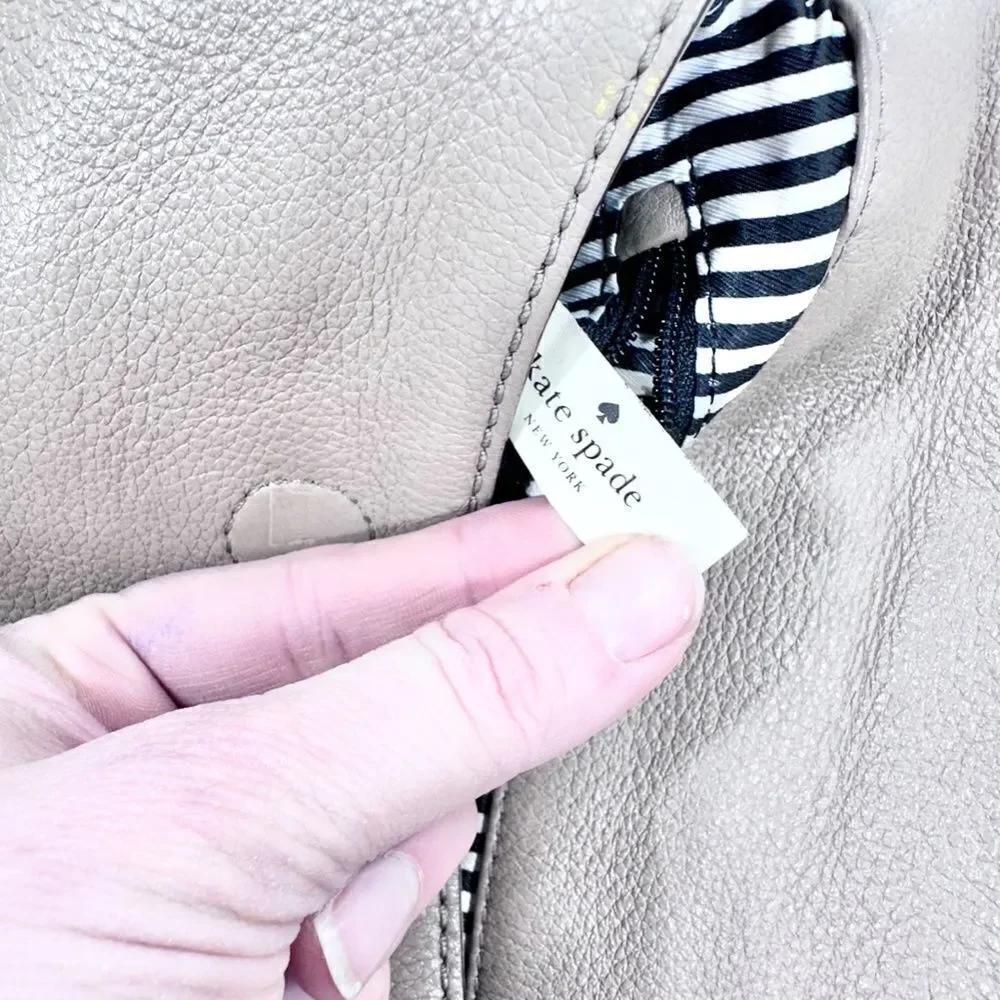 Kate Spade ivory leather crossbody bag